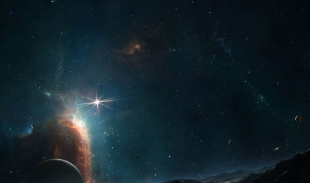 Gorgeous galaxy wallpaper for iPhone and iPad