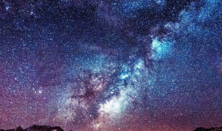 Space galaxy wallpaper for iPhone and iPad