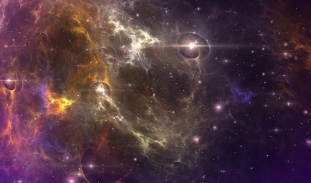 Multicolor Space Galaxy ✦1 Hour Universe Wallpaper✦ Longest FREE Motion Background HD 4K 60fps