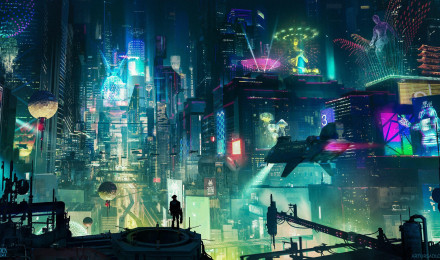 Night City Cyberpunk Wallpaper