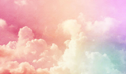 Pastel Rainbow Clouds Wallpaper Mural Your Way