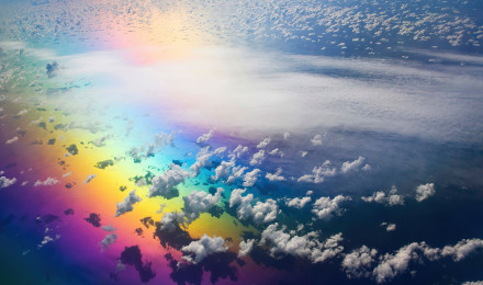 Rainbow In Clouds 4k, HD Nature, 4k Wallpaper, Image, Background, Photo and Picture