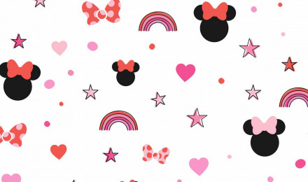 Disney Kids Vol. 4 Minnie Mouse Rainbow Wallpaper