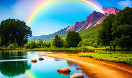 Clear rainbow Wallpaper Download