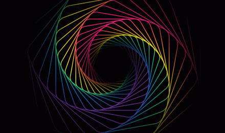 Cosmic Wallpaper 4K, Rainbow, Swirl, Spiral