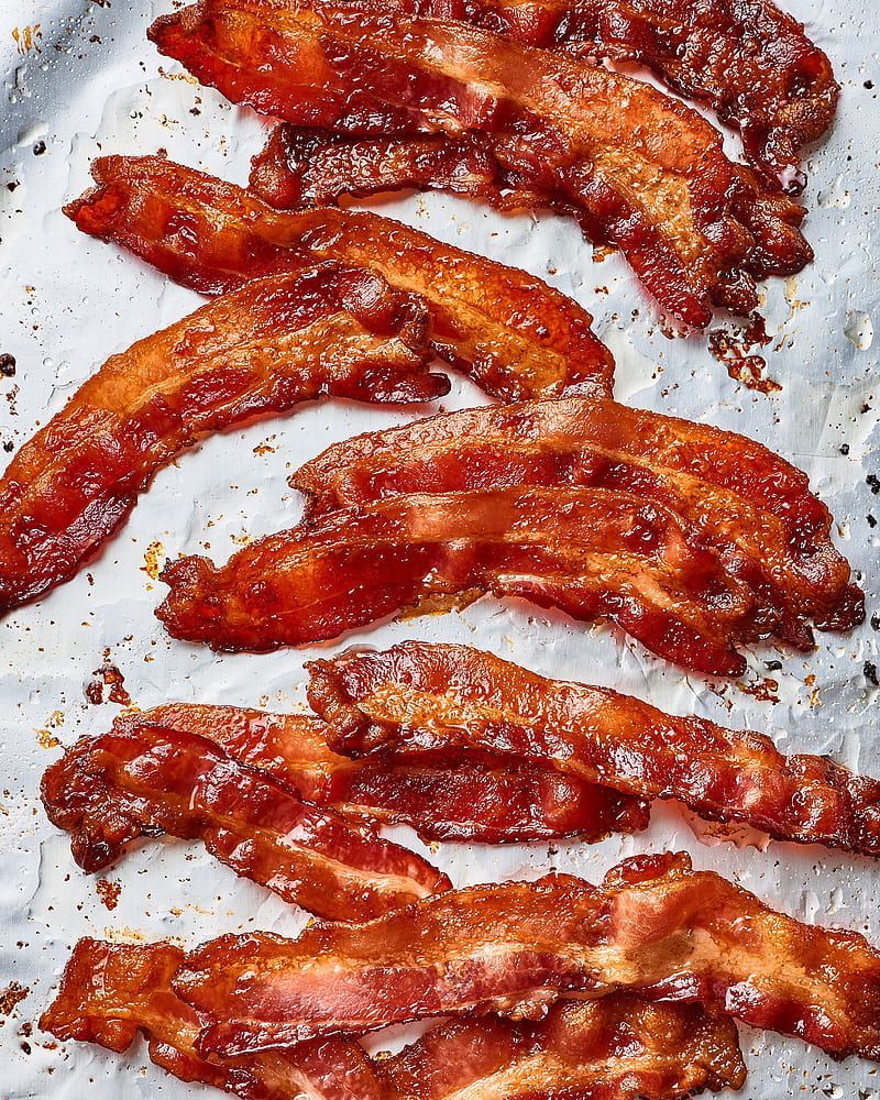 HD real crispy bacon wallpaper