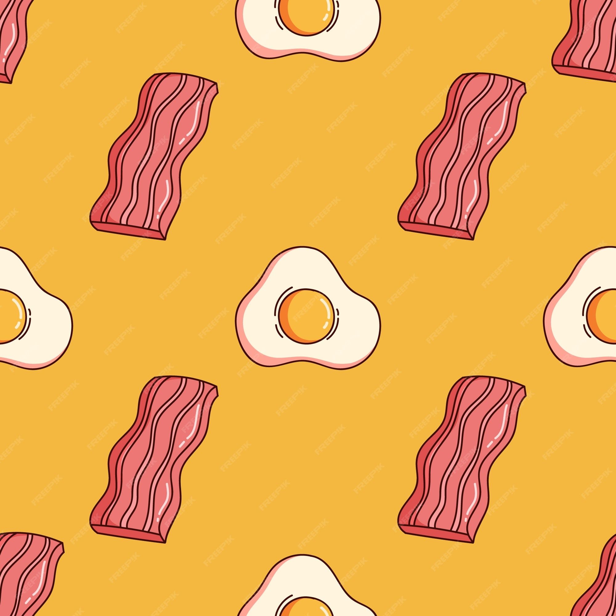 Bacon wallpaper Vectors & Illustrations for Free Download