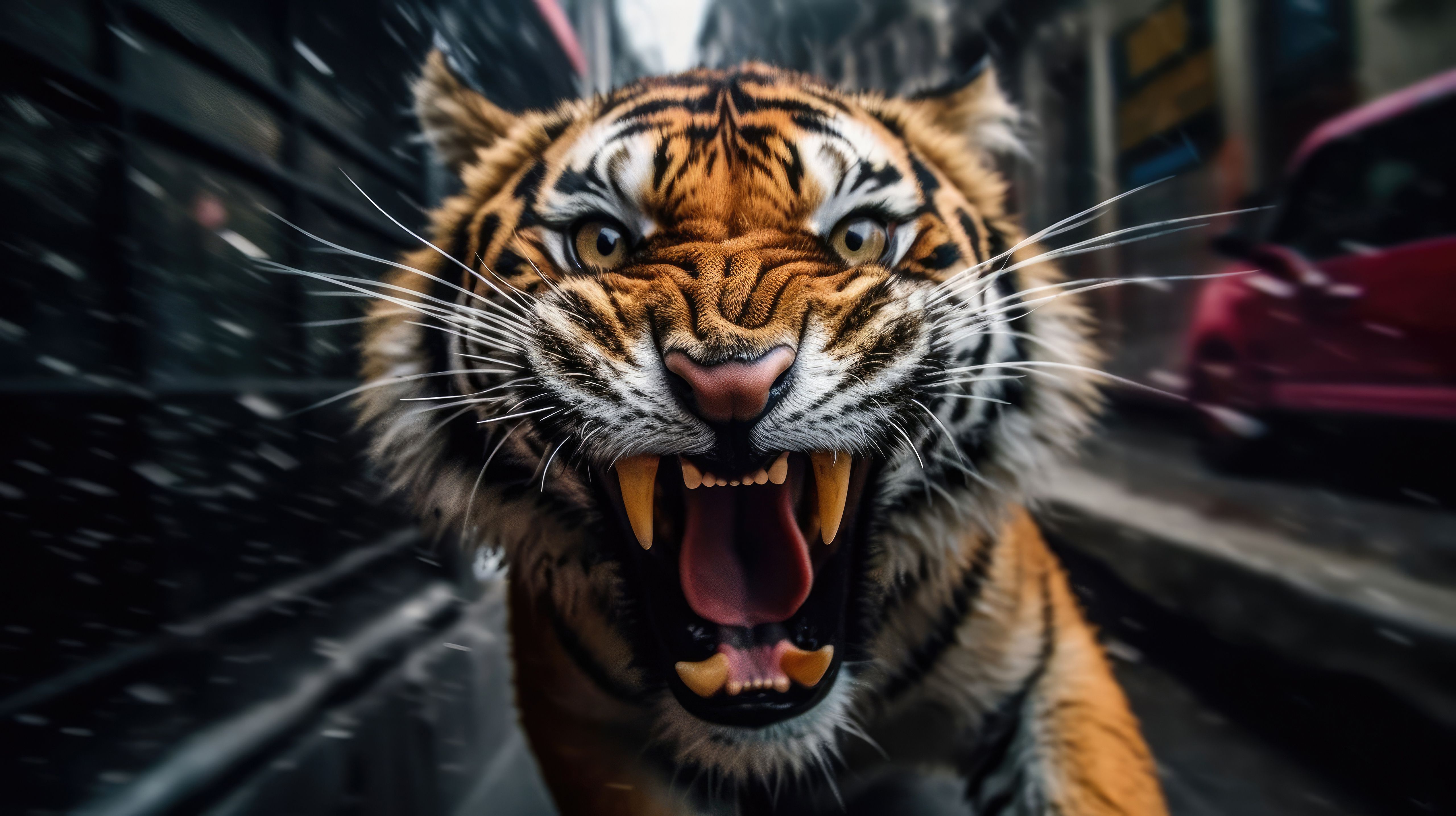 Tiger Thrilling, HD Animals, 4k Wallpaper, Image, Background, Photo and Picture - 