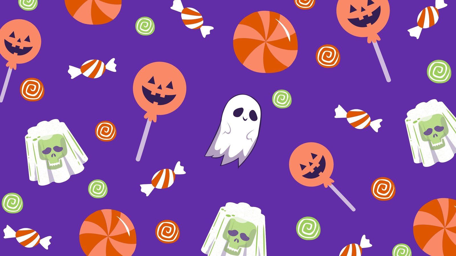 Free customizable Halloween desktop wallpaper templates