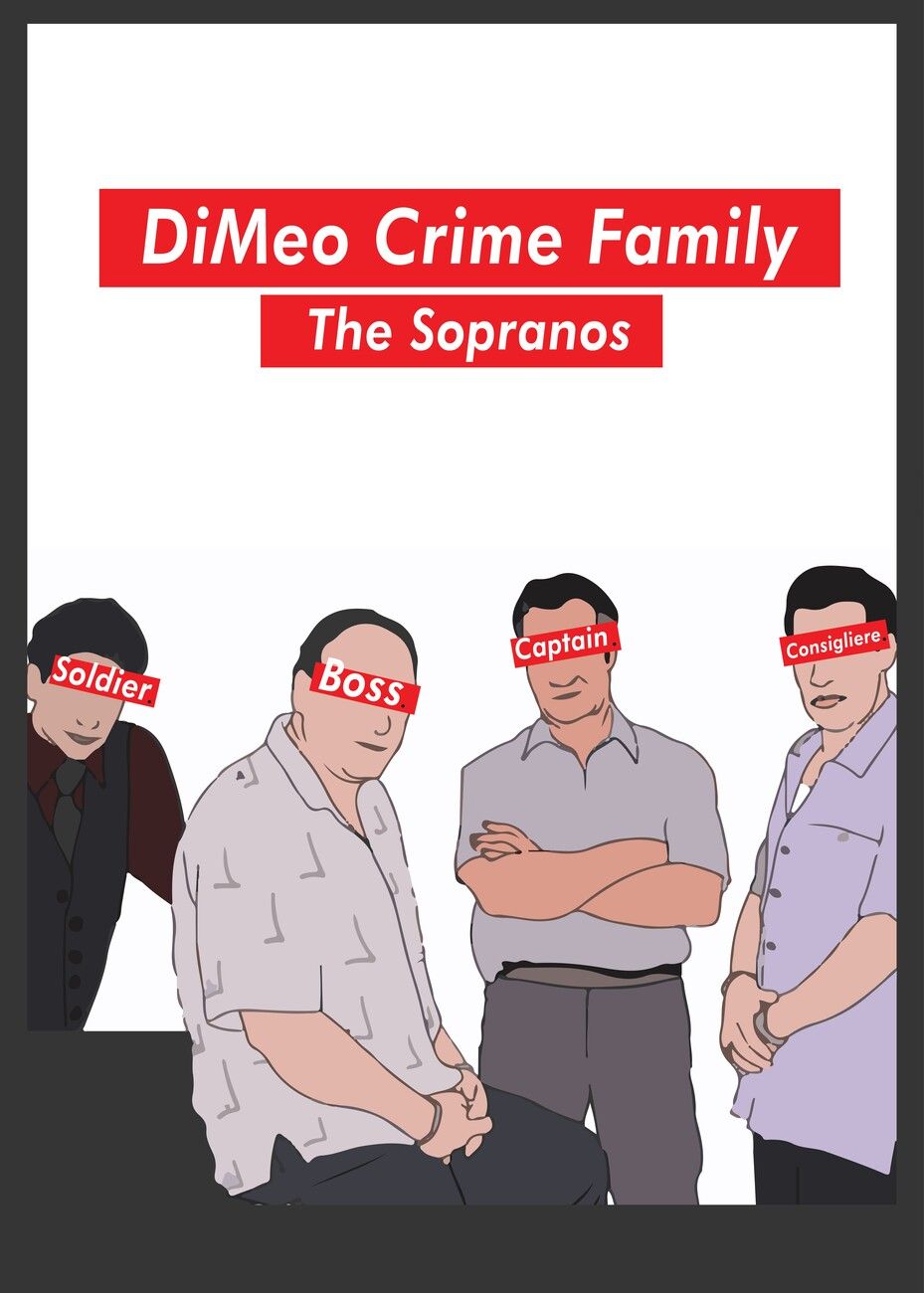 The Sopranos Wall Mural