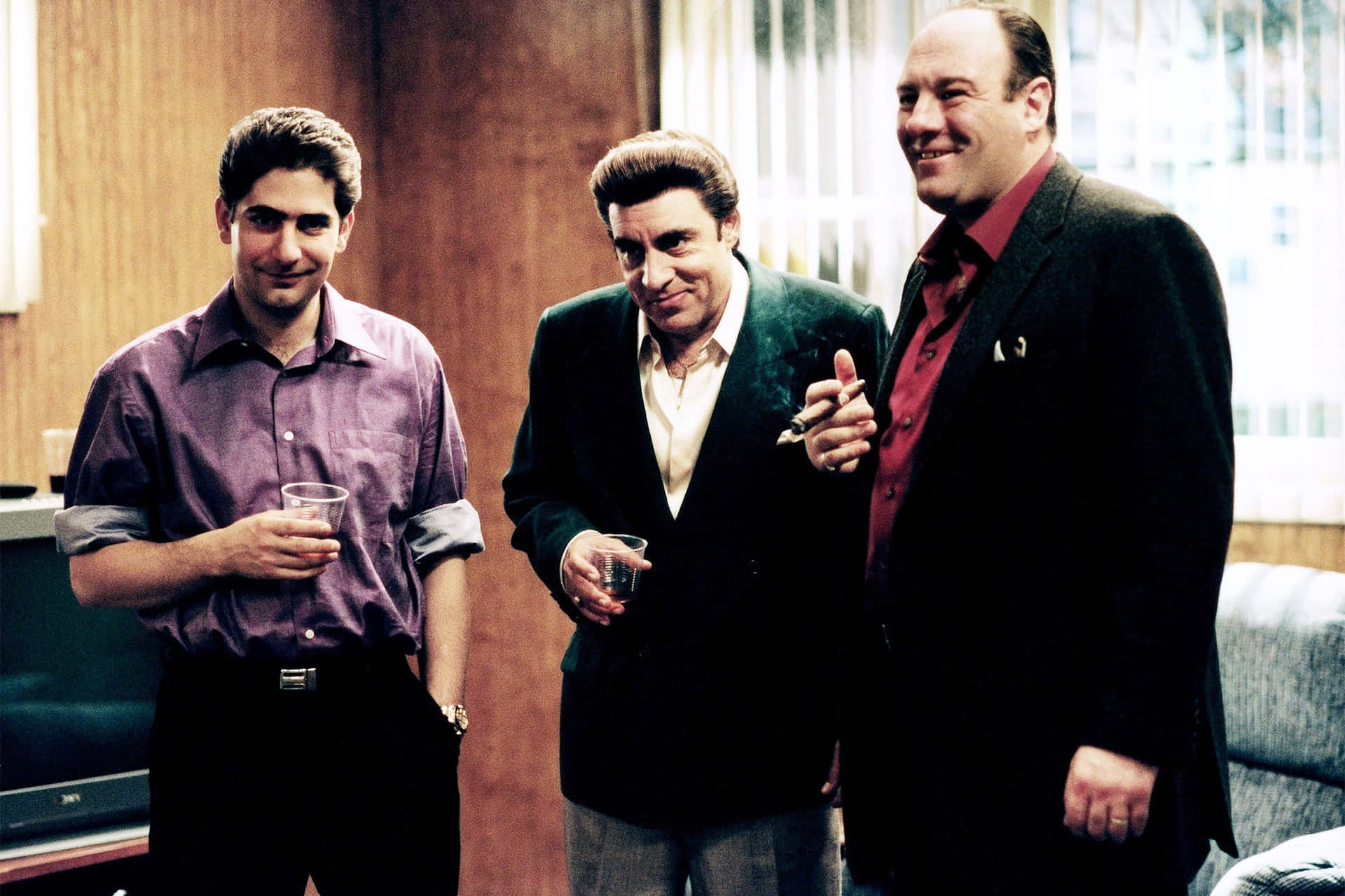 Download Tony Soprano Head of the Family Wallpaper