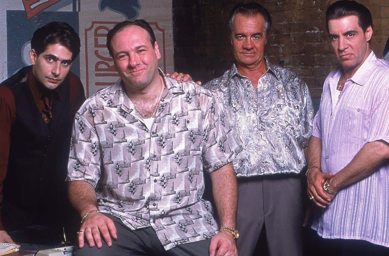 Download Tony Soprano and his Crew Wallpaper