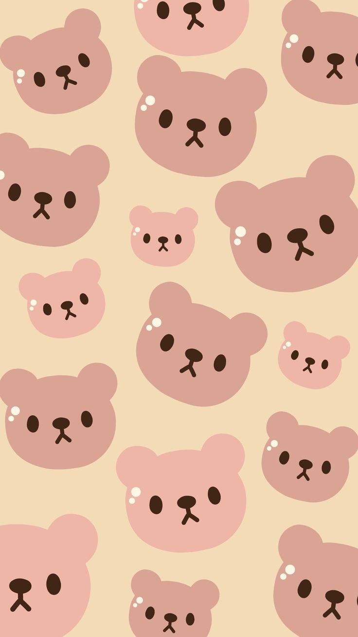 Lockscreen Teddy bear. Teddy bear wallpaper, Wallpaper iphone cute, iPhone wallpaper kawaii