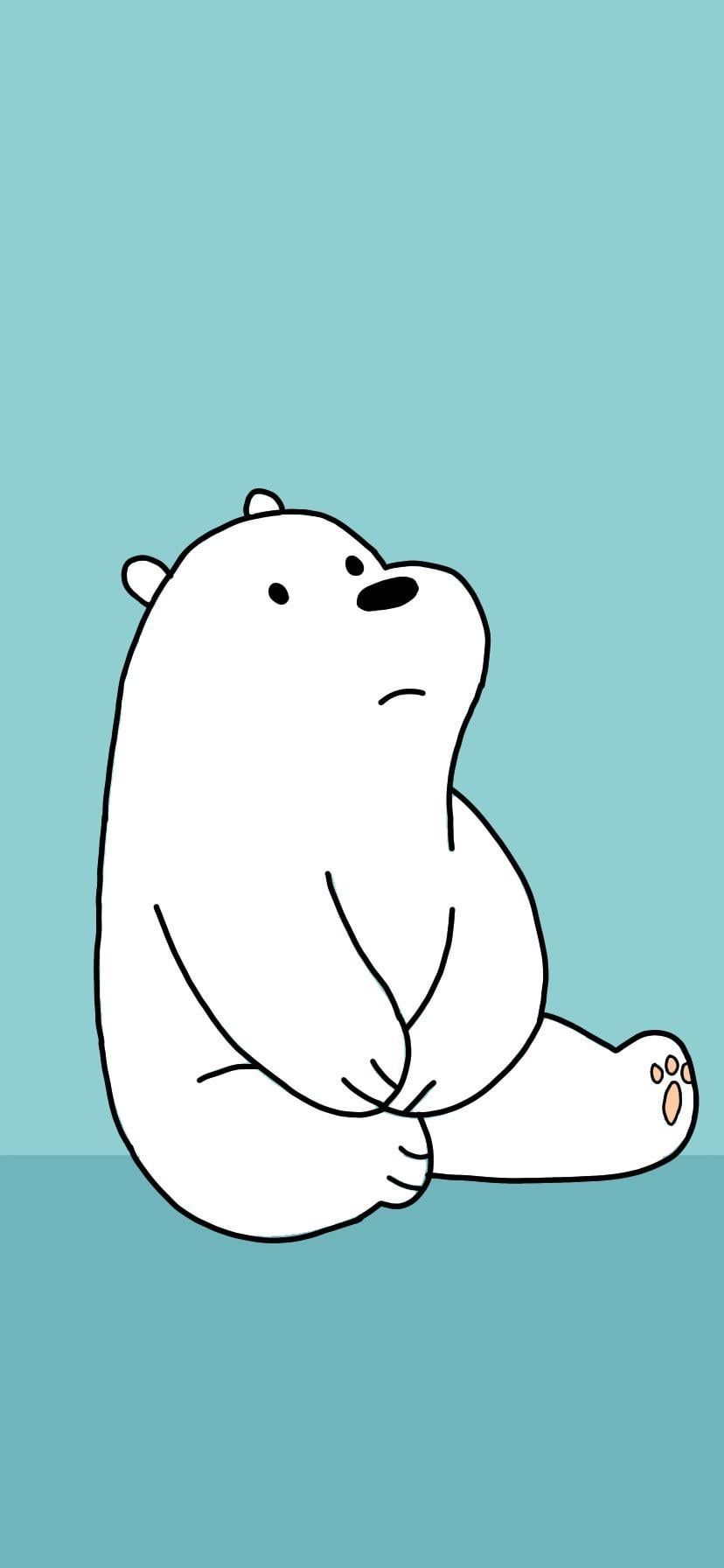 Ice bear wallpaper for iPhone 11 - 