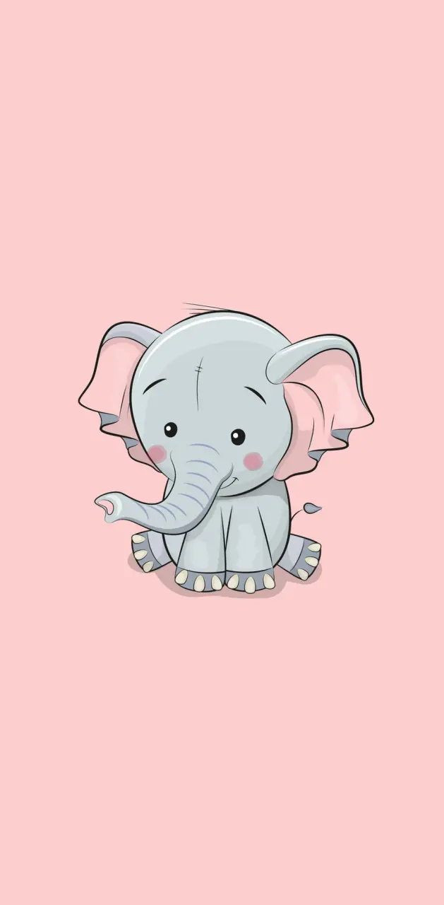 Baby elephant wallpaper