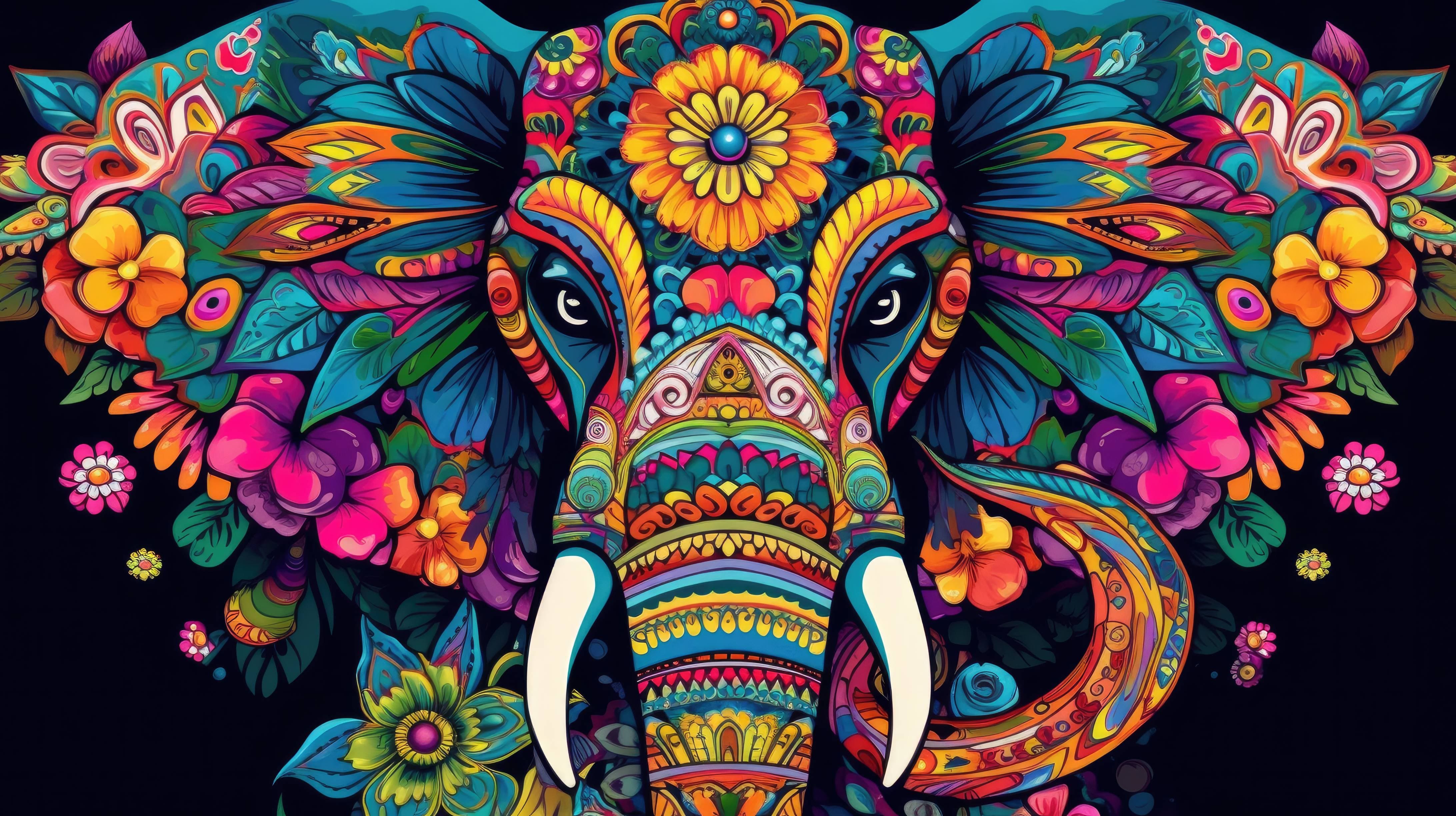 Free AI art image of elephant