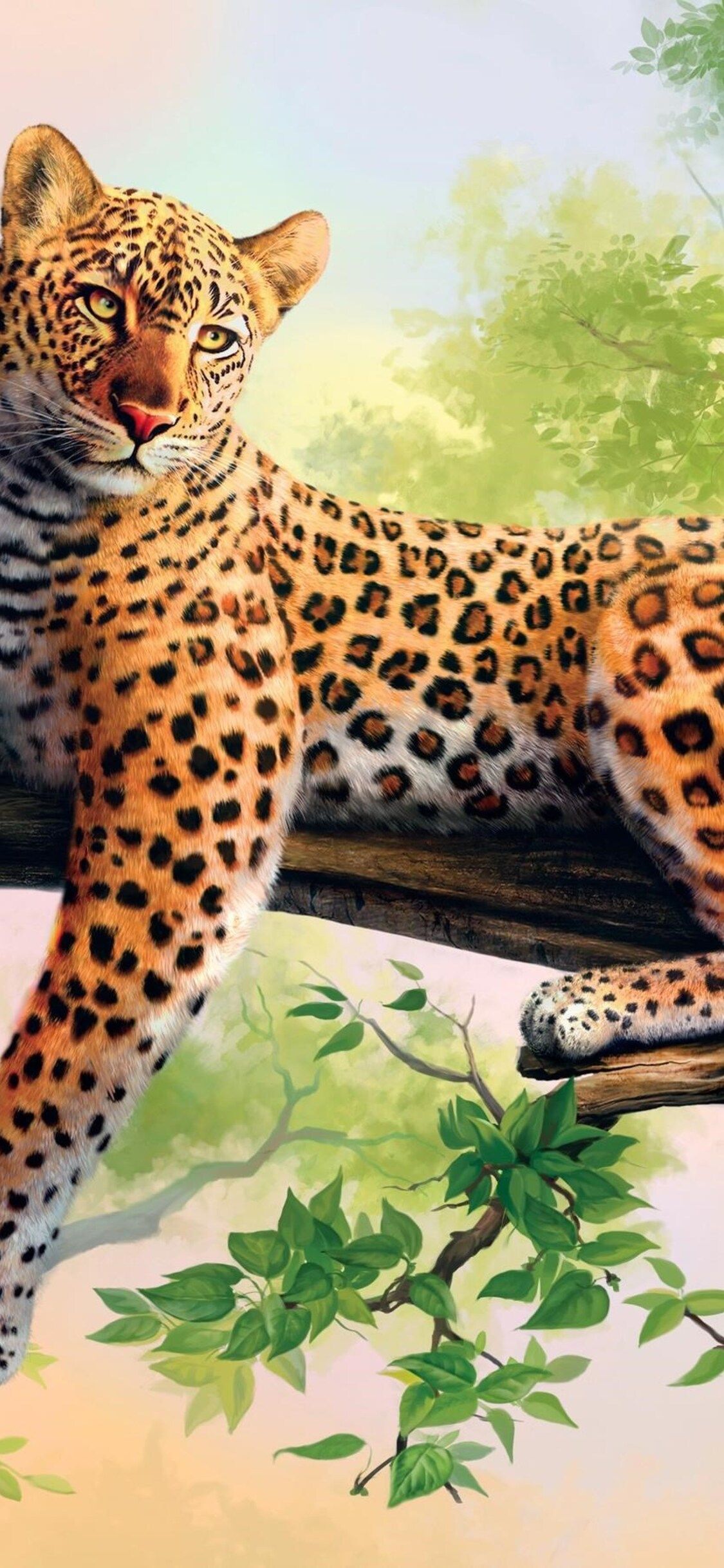 Leopard Art HD iPhone XS, iPhone iPhone X HD 4k Wallpaper, Image, Background, Photo and Picture