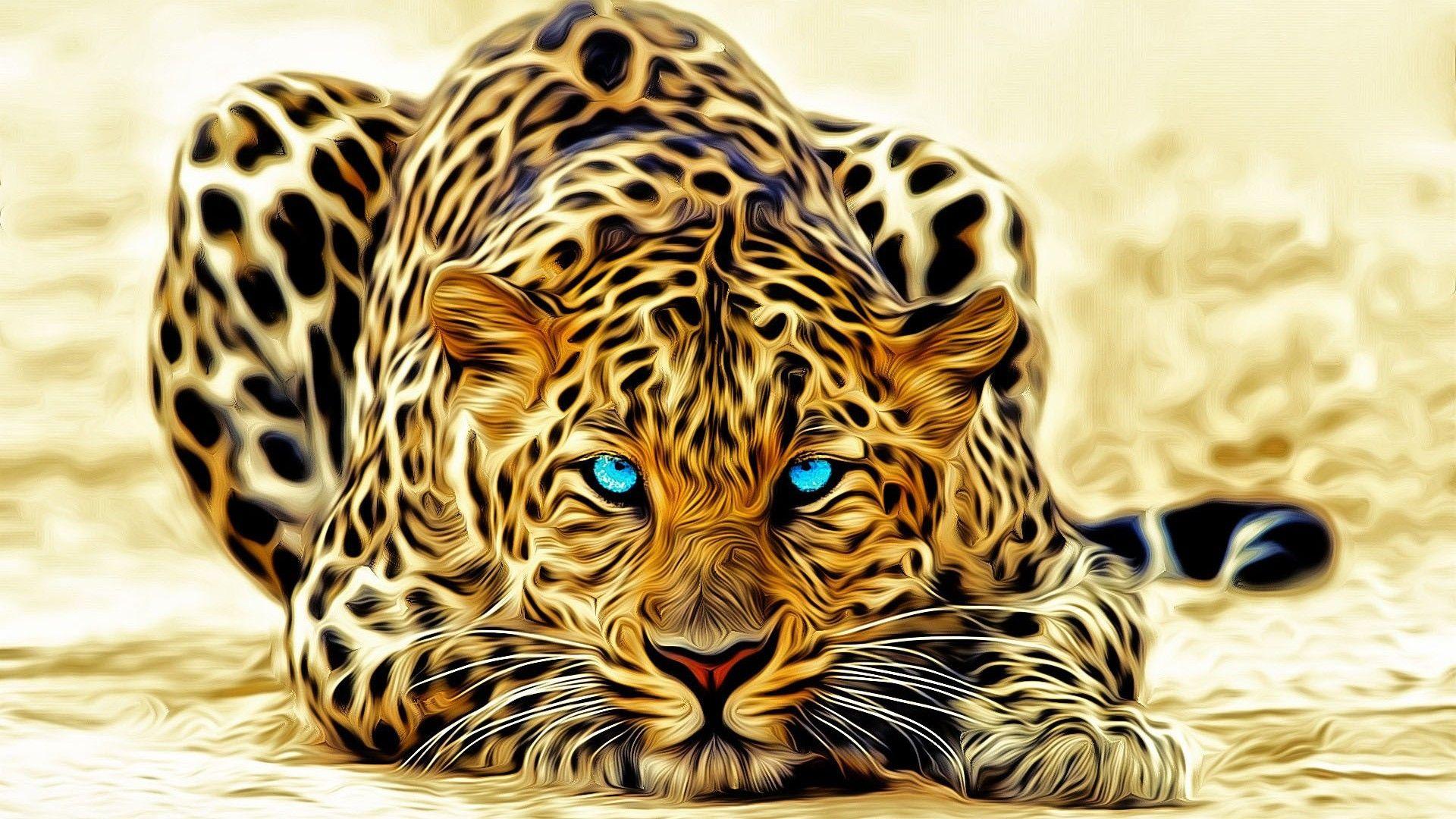 Wallpaper 3D Leopard