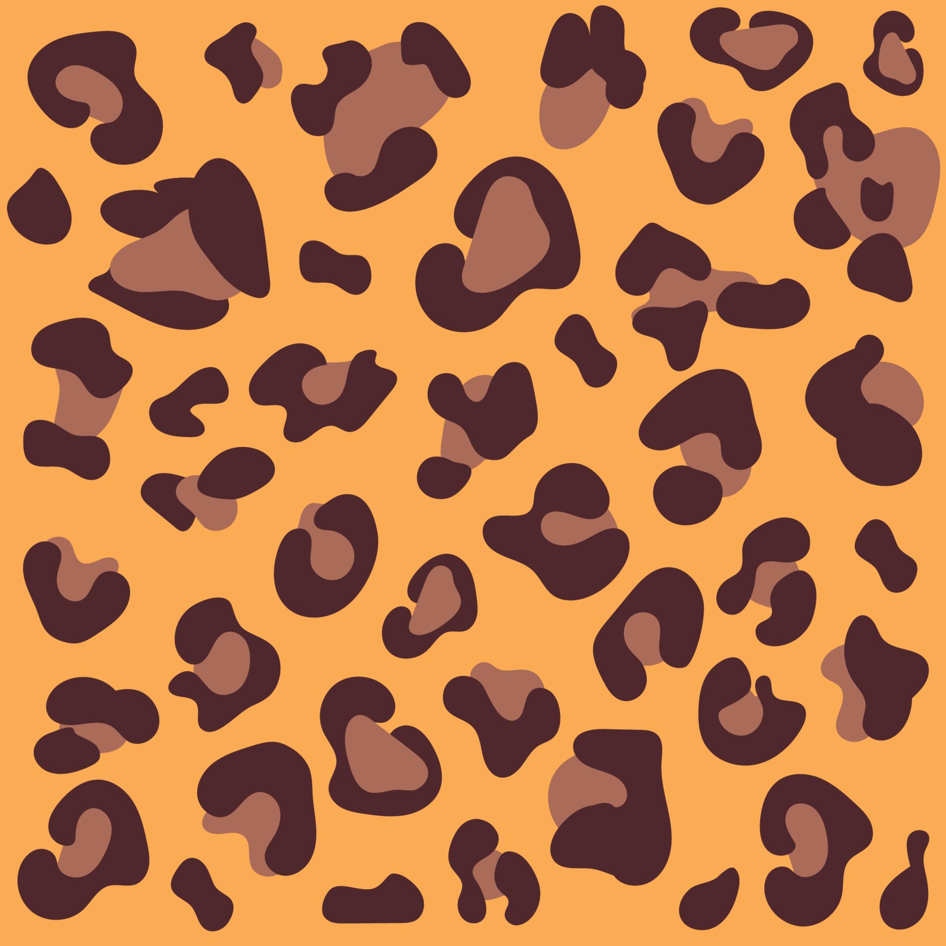 Leopard print. Vector seamless pattern. Animal jaguar skin background with black and brown spots on beige backdrop. Abstract exotic jungle texture. Repeat design for decor, fabric, textile, wallpaper 17227564 Vector Art