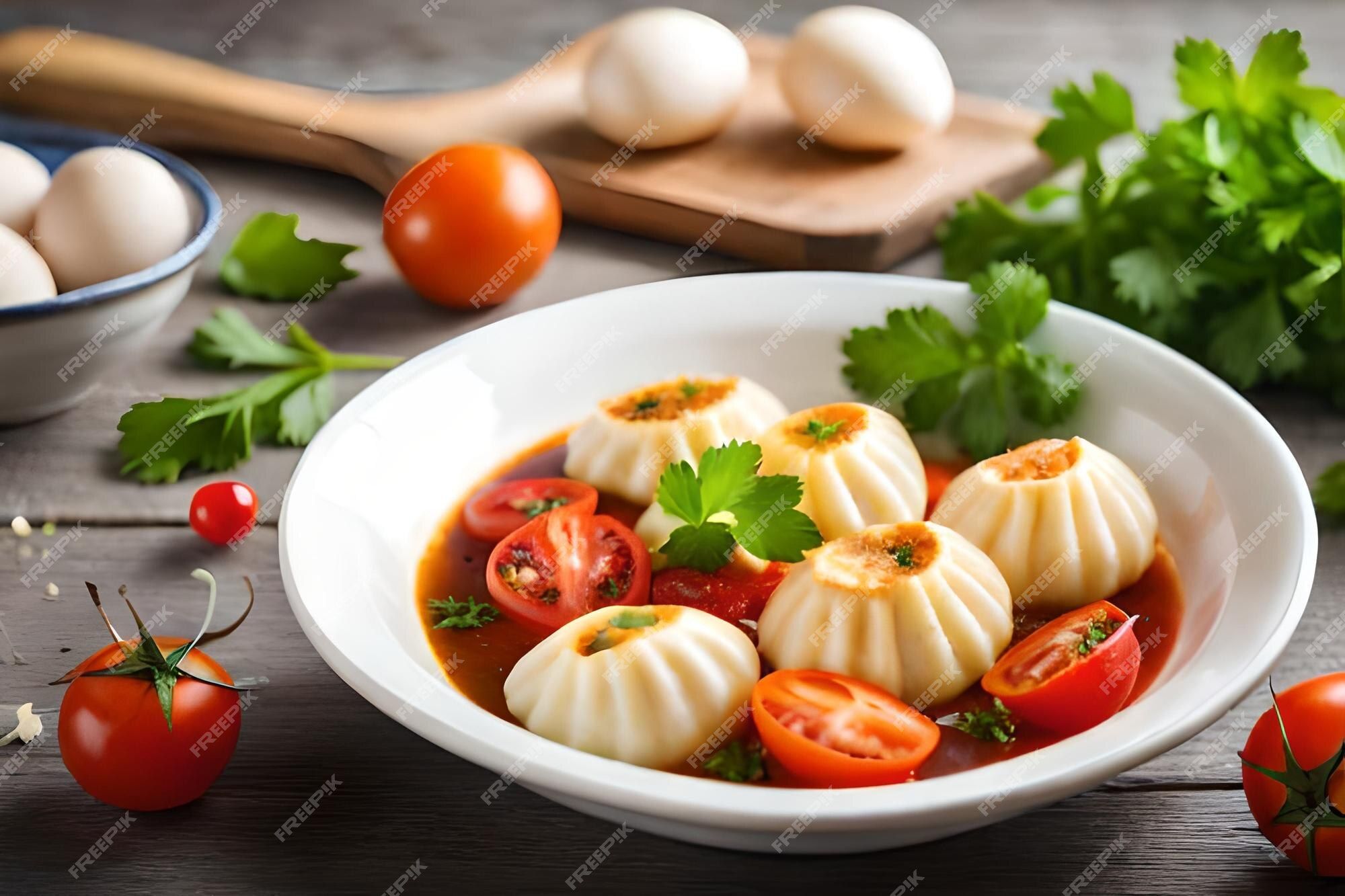 Chinese Food Dumplings Image