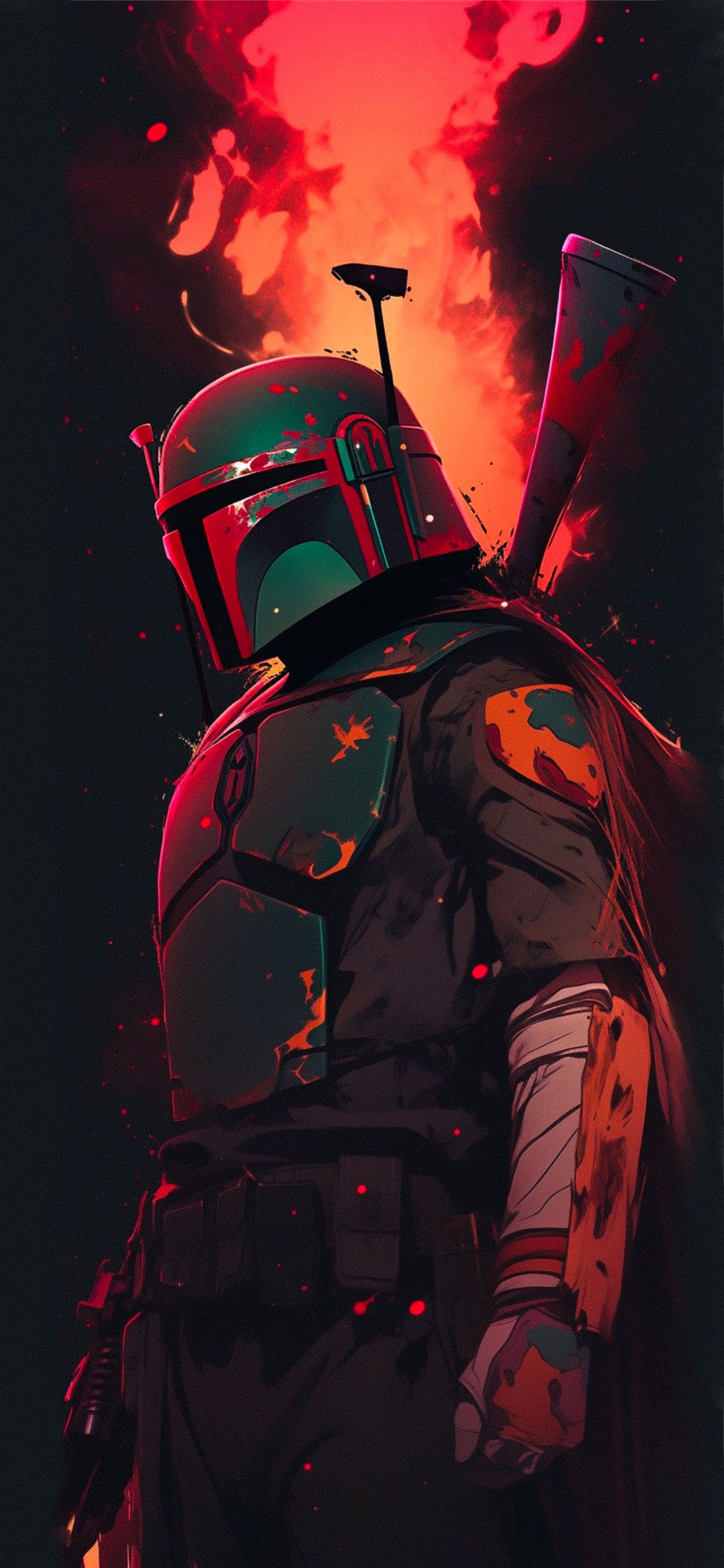 Star Wars Mandalorian Dark Wallpaper