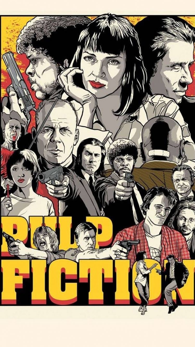 Top Pulp Fiction iPhone Wallpaper FULL HD 1080p For PC Desktop. Pulp fiction, Poster prints, Vintage posters