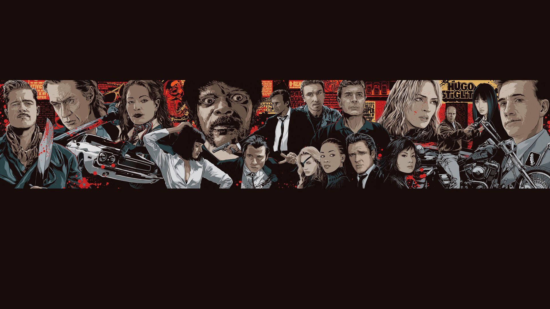 Download Quentin Tarantino American Film Pulp Fiction Wallpaper