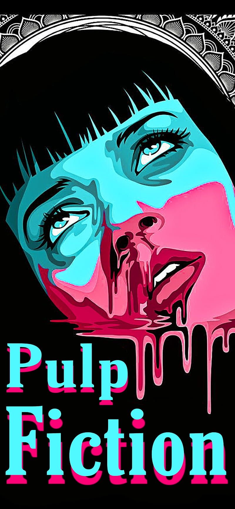 Mia wallace, colorful, mia wallace, pulp fiction, time, HD phone wallpaper