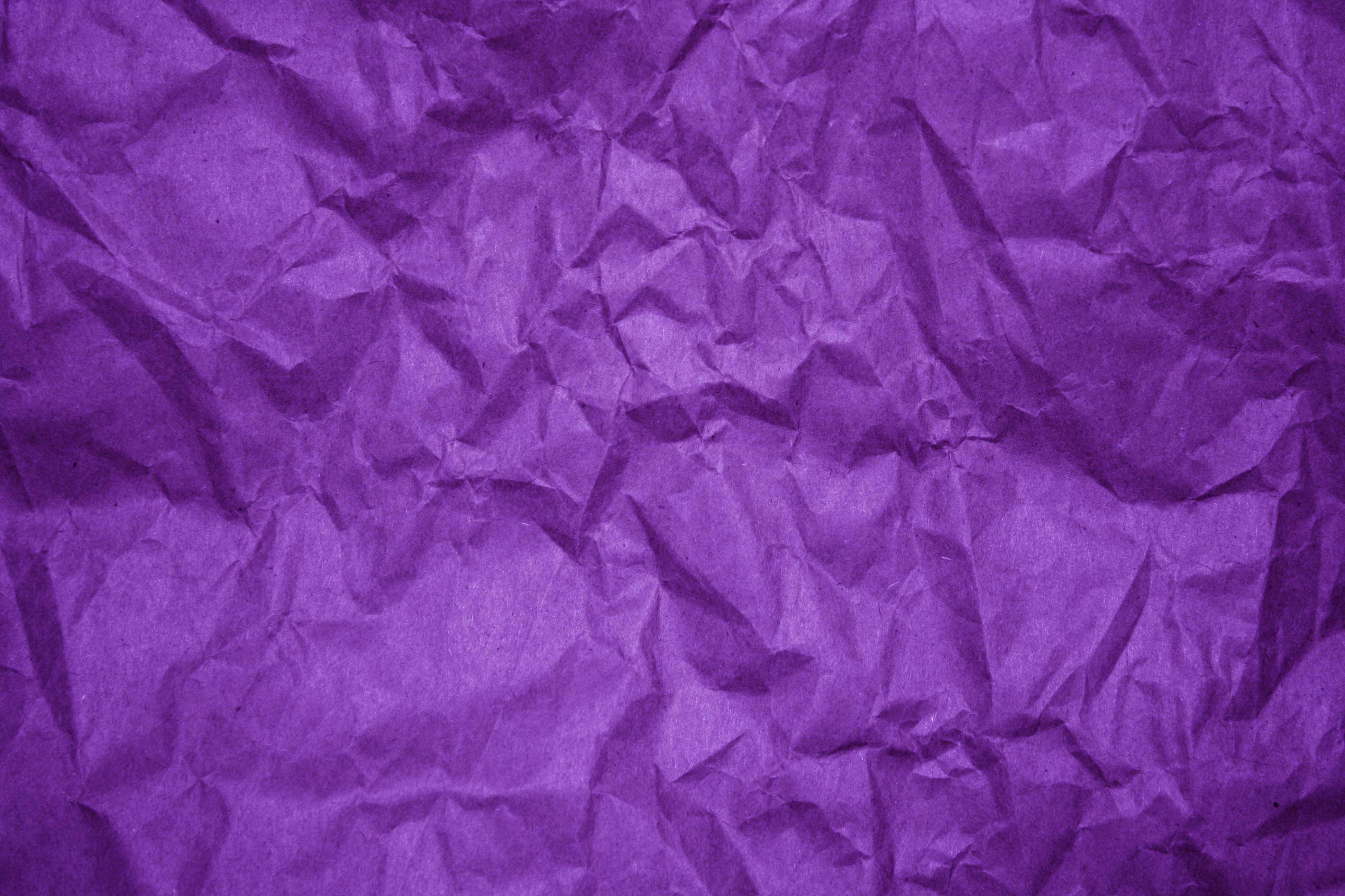 Crumpled Purple Paper Texture Picture. Free Photograph. Photo Public Domain