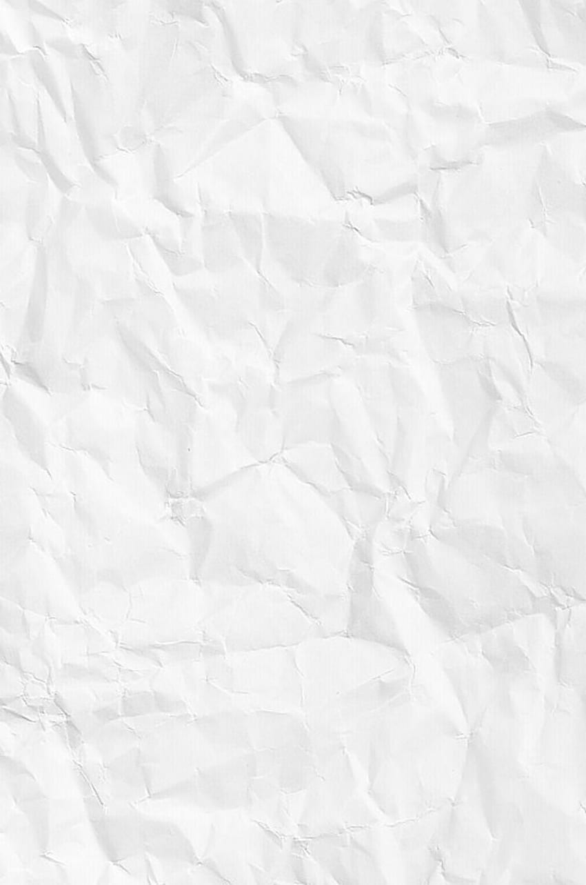 Crumpled paper. Paper background design, White background, Paper background texture, Crushed Paper HD phone wallpaper