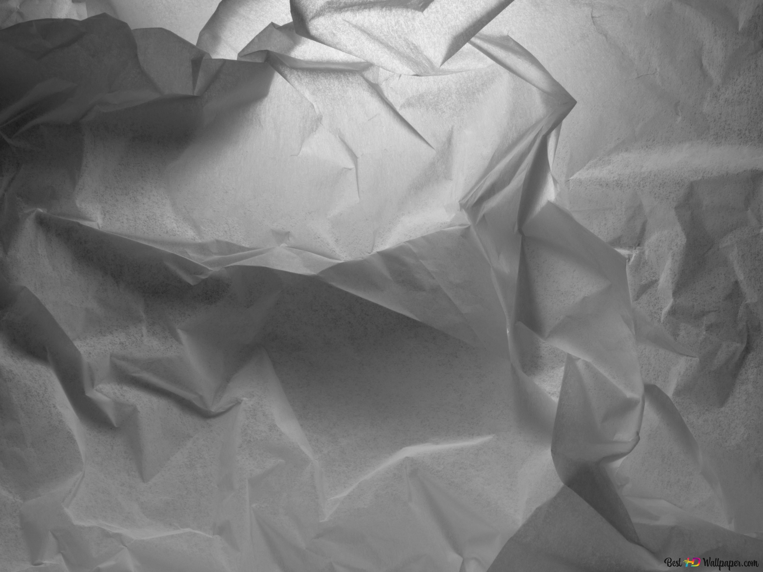 wrinkled paper 4K wallpaper download