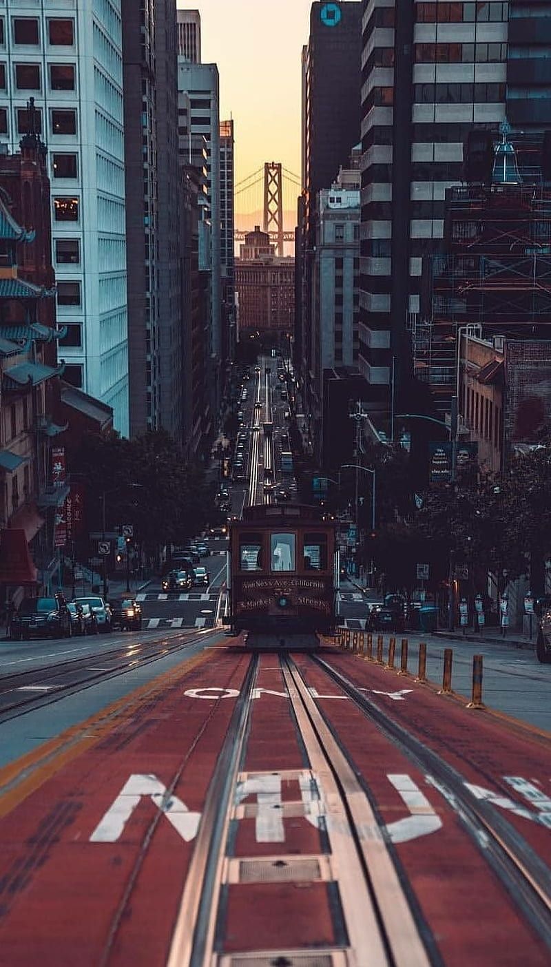 San Francisco, bridge, city, modern, san francisco, street, HD phone wallpaper