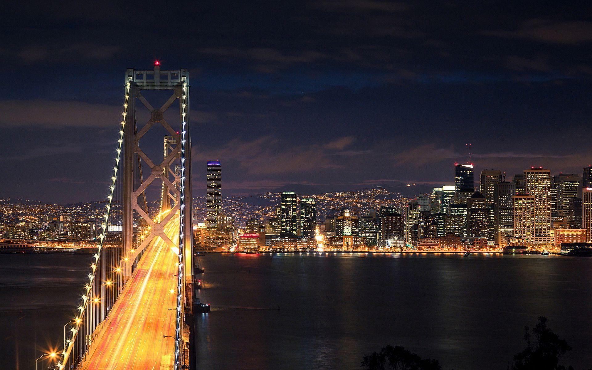 San Francisco Night Wallpaper Free San Francisco Night Background - San Francisco