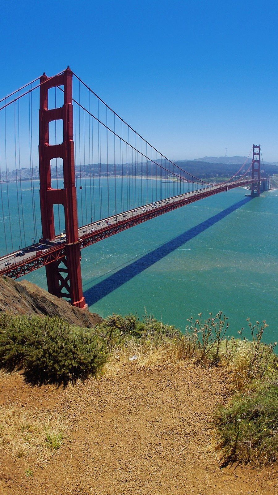 The golden gate in San Francisco Wallpaper 2k Quad HD