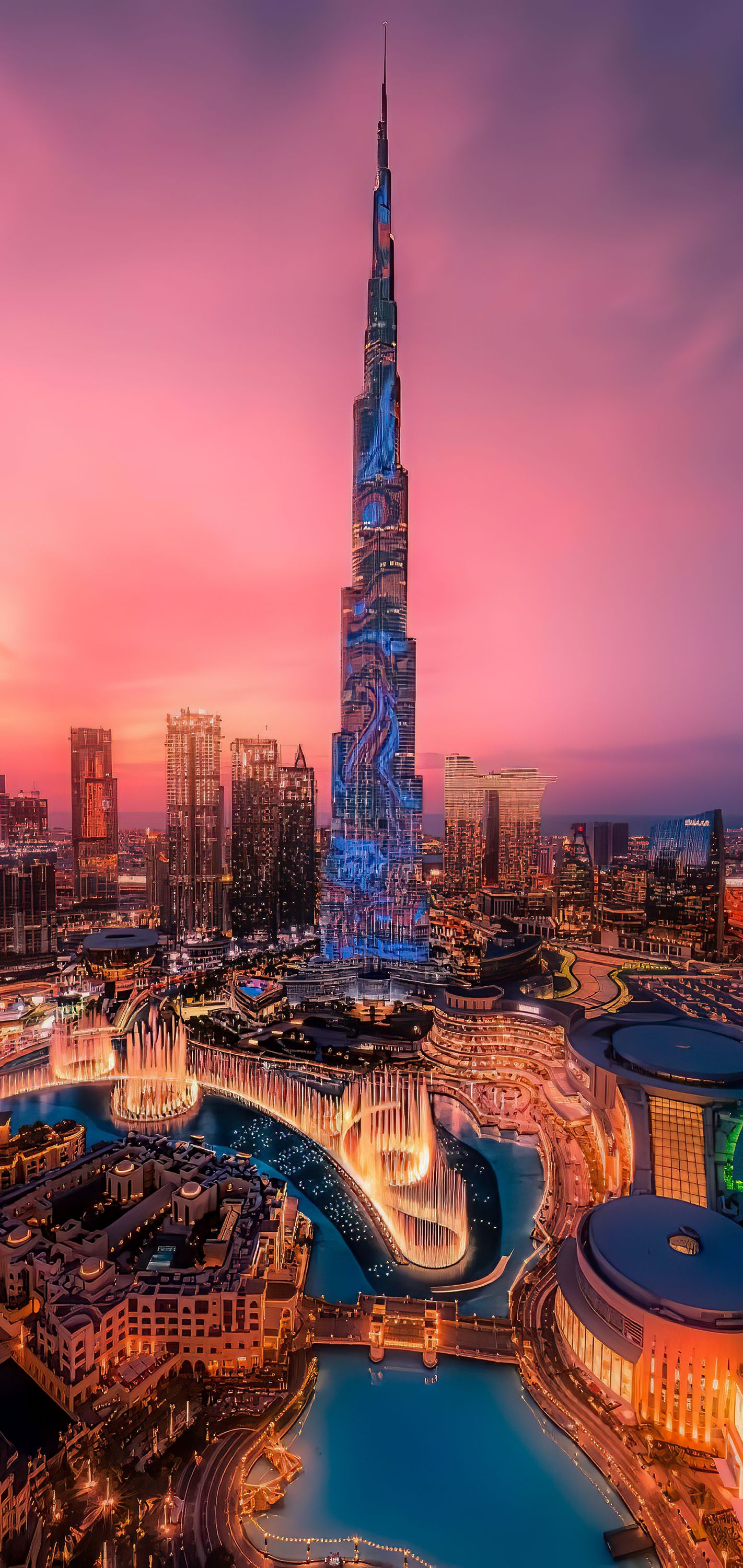 Wallpaper Dubai, Cityscape, Skyscraper, Building, Atmosphere, Background Free Image