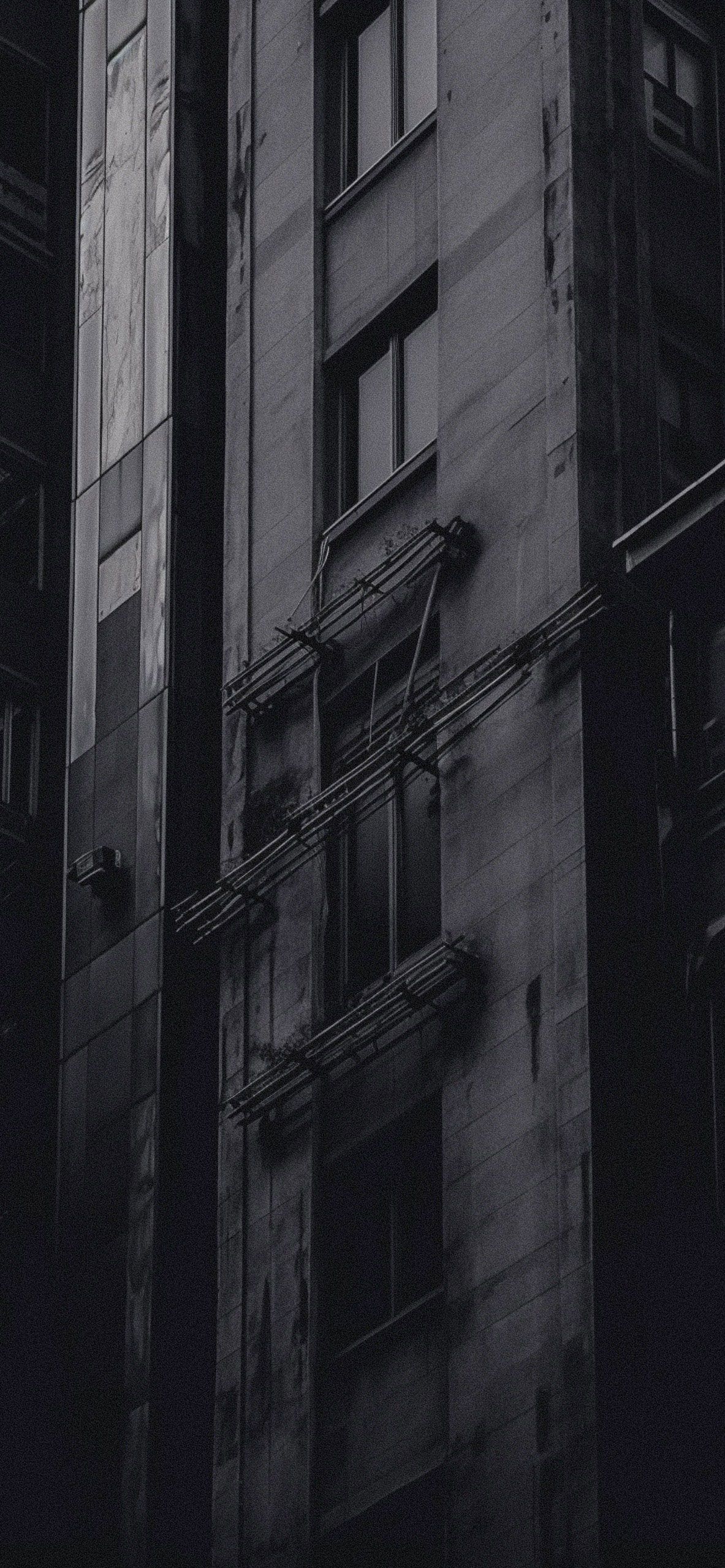 Skyscraper Gloomy Grey Wallpaper Aesthetic Wallpaper