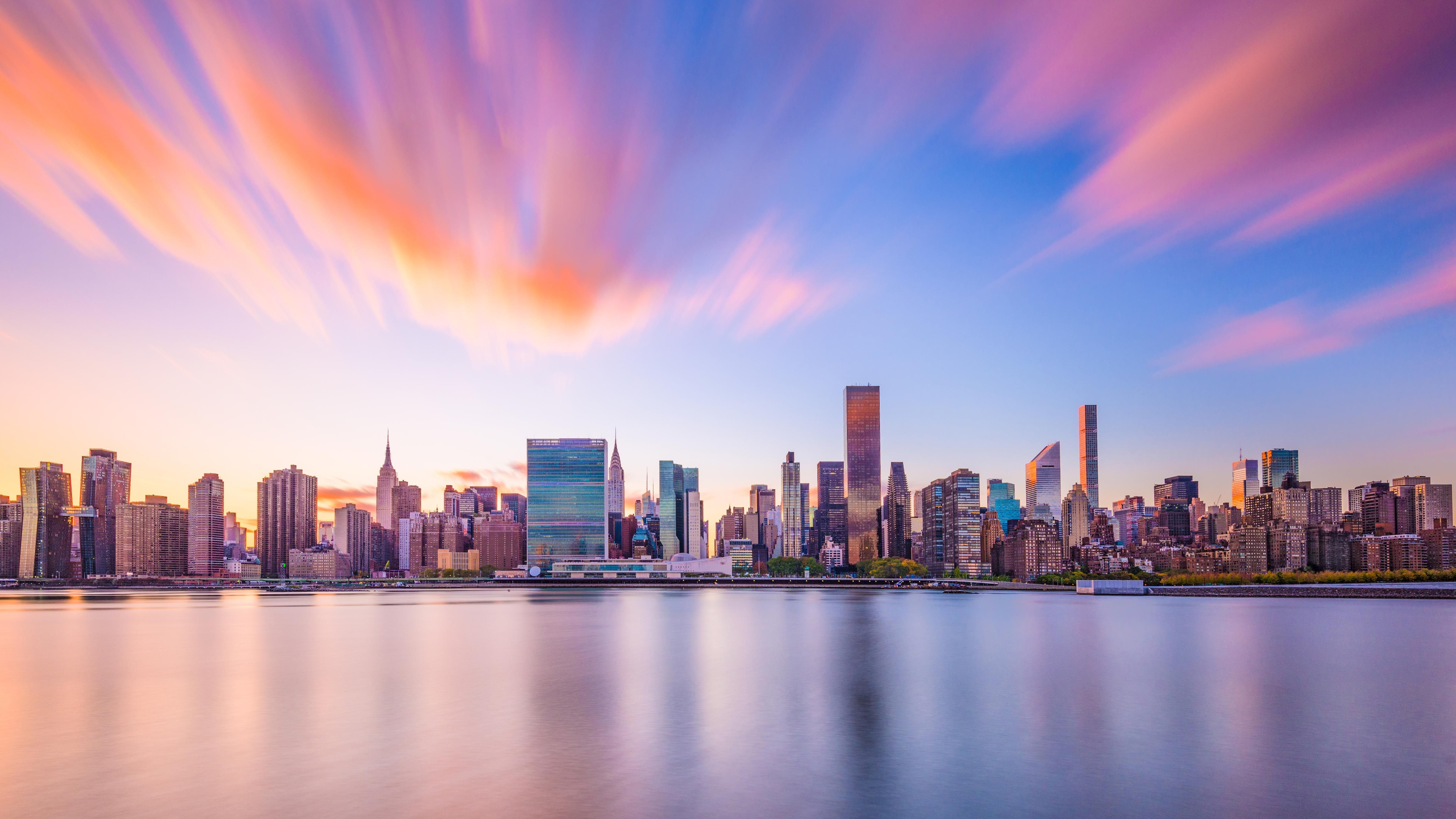 New York Skyscraper 5K Wallpaper, HD City 4K Wallpaper, Image and Background