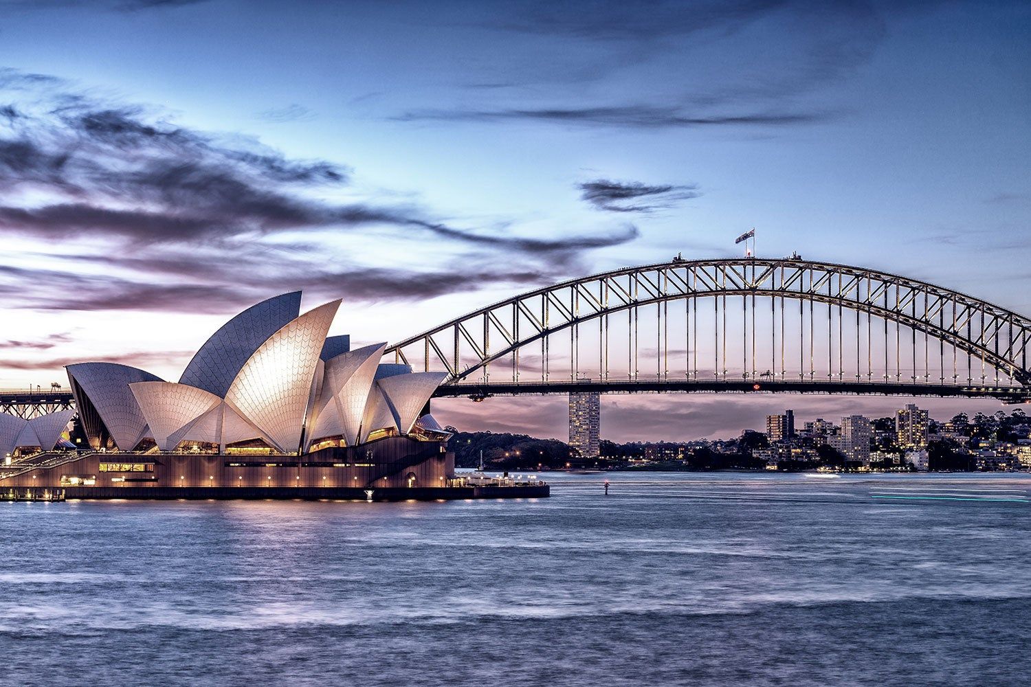 Wall Mural Photo Wallpaper Skyline Sydney Opera House