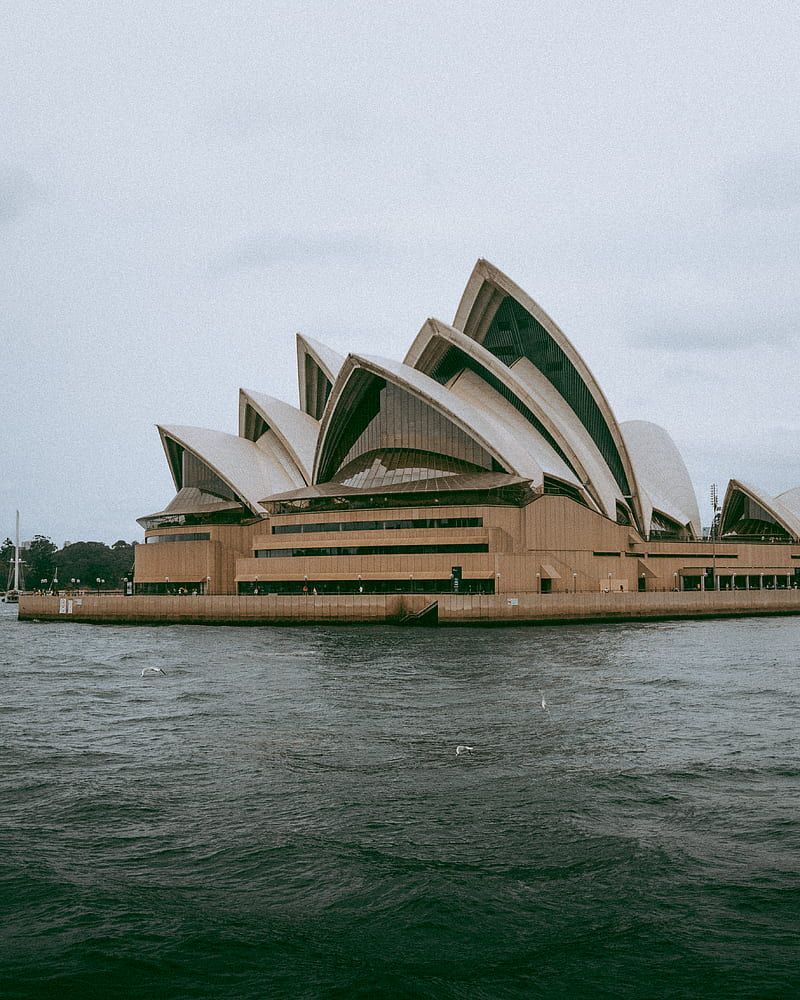 Sydney Opera House, Illumination, night, australian attraction, theater, Sydney, HD wallpaper