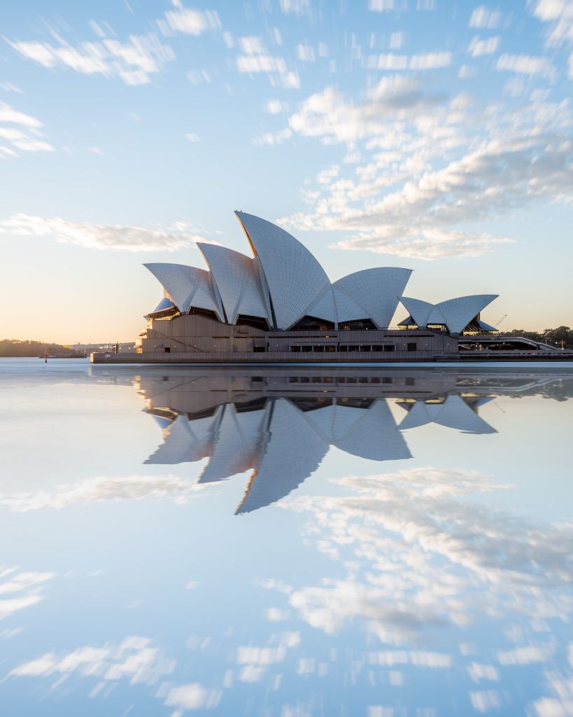 Australia, Afrchitecture, Building, City, Clouds, Reflection, Sea, Sydney, Sydney Opera House, Wallpaper Free HD Wallpaper GoldPoster