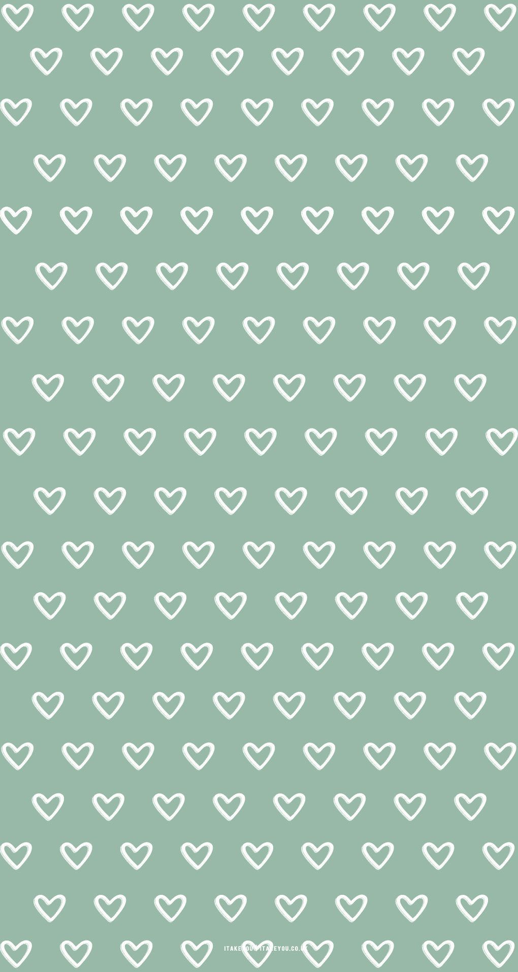 Sage Green Minimalist Wallpaper for Phone : Lots of Heart Wallpaper I Take You. Wedding Readings. Wedding Ideas