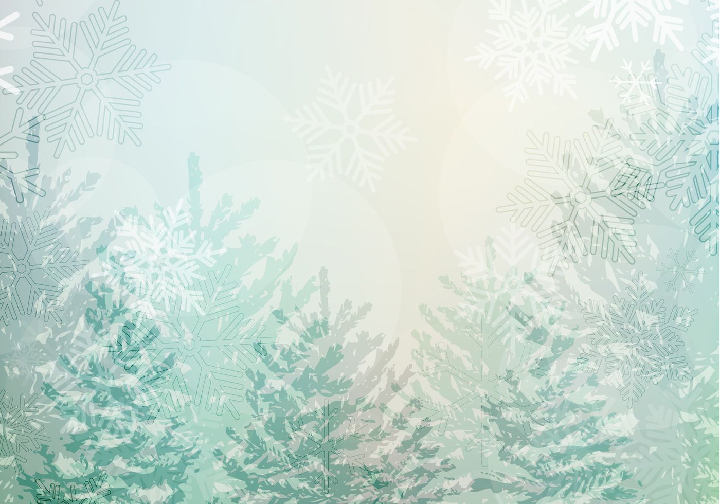 Snowy Winter Landscape Wallpaper Photohop Brushes at Brusheezy!