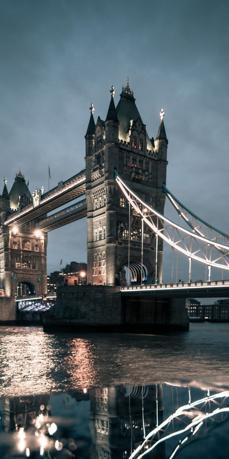 London, Tower Bridge, night, city, 1080x2160 wallpaper. London wallpaper, London dreams, Bridge wallpaper - London