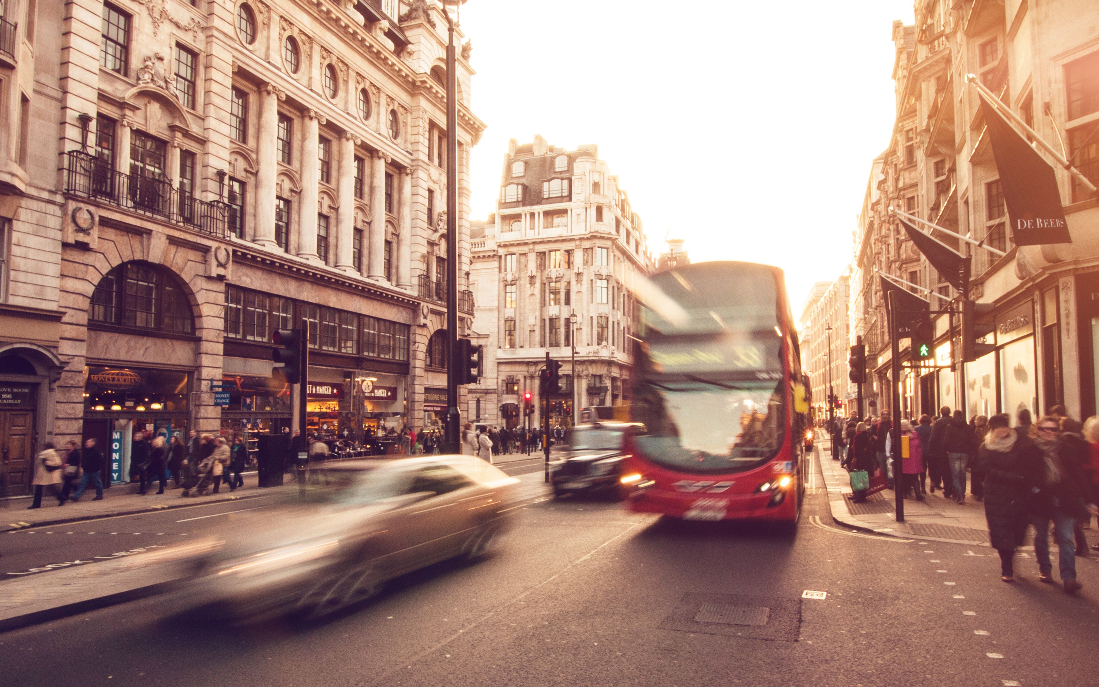 Wallpaper for desktop, laptop. london city street people winter flare - London