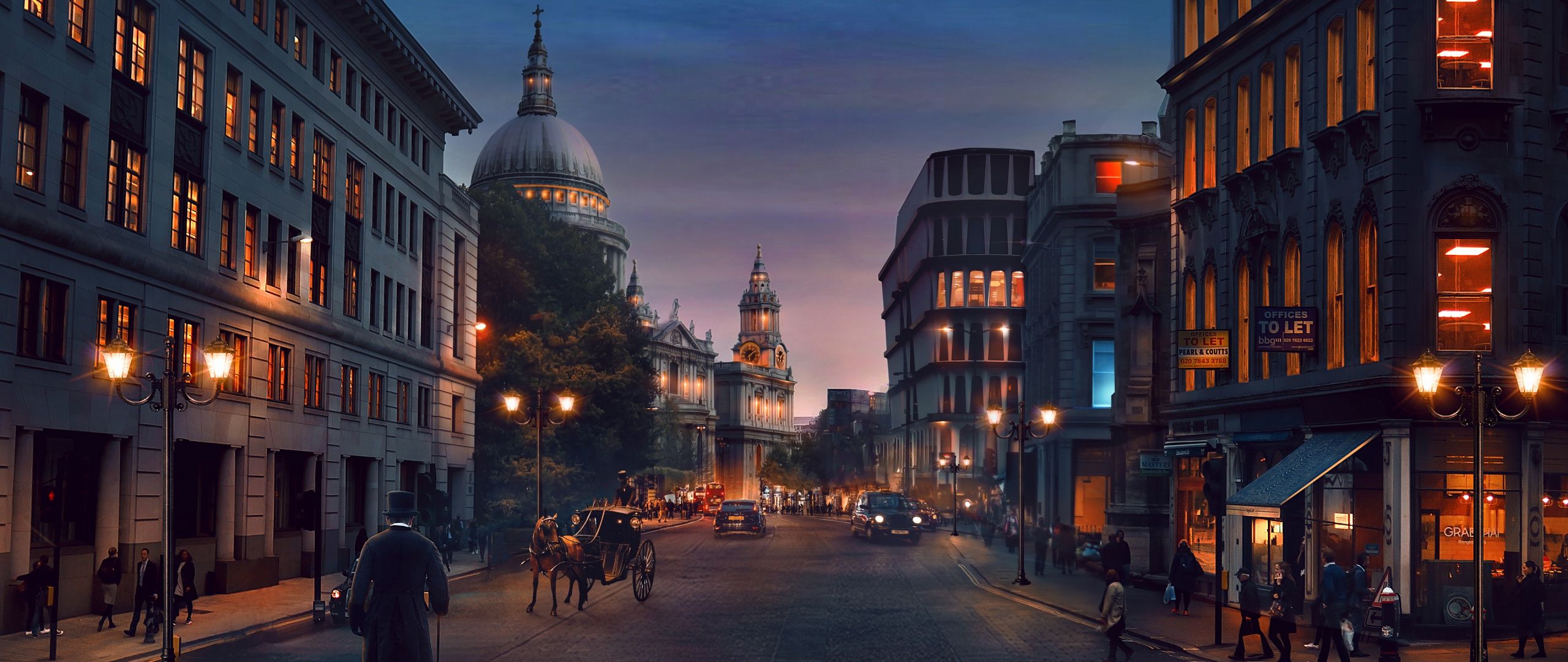 London Wallpaper 4K, Cityscape, Buildings, Street - London