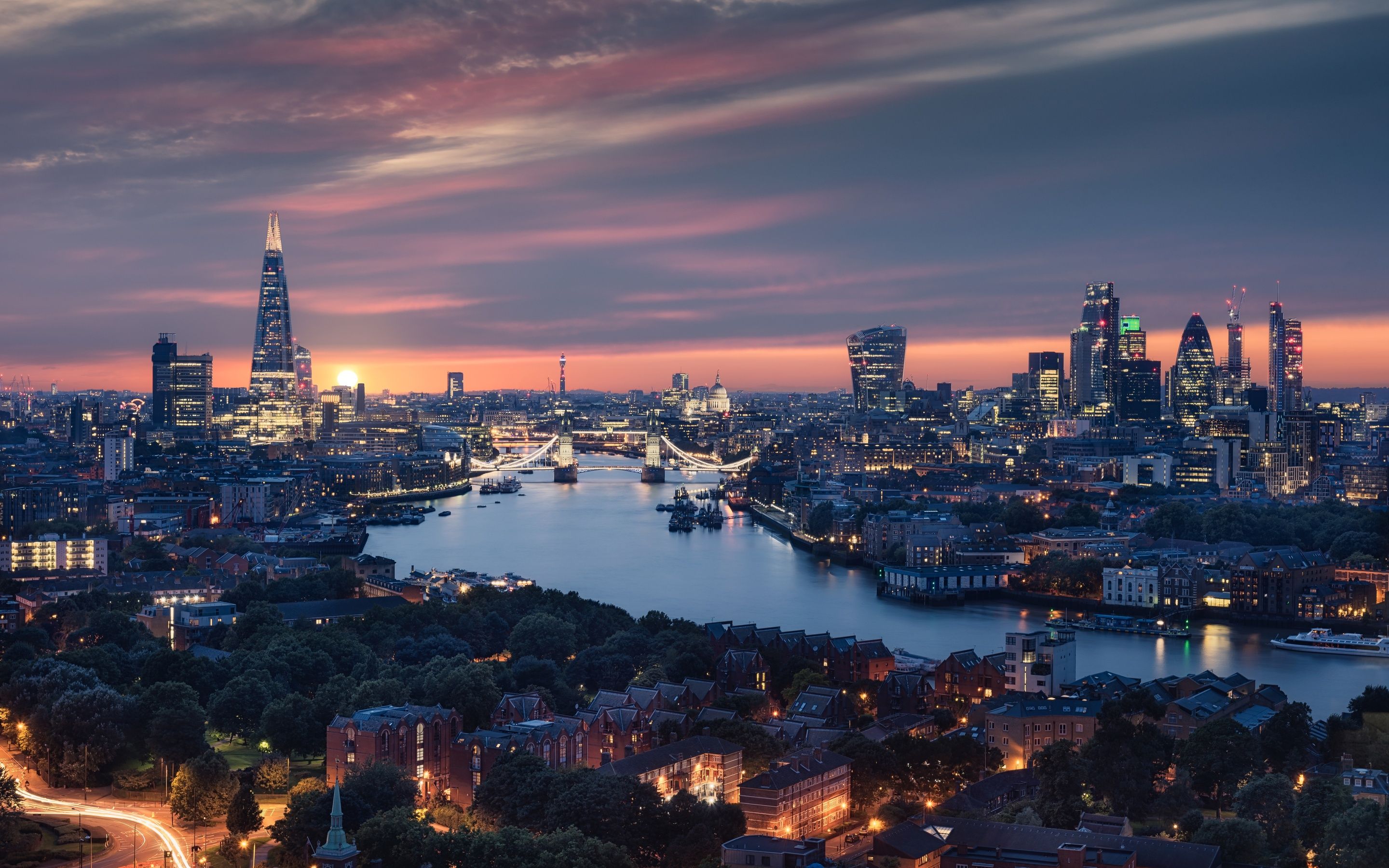 Beautiful London City View 8k Macbook Pro Retina HD 4k Wallpaper, Image, Background, Photo and Picture - London