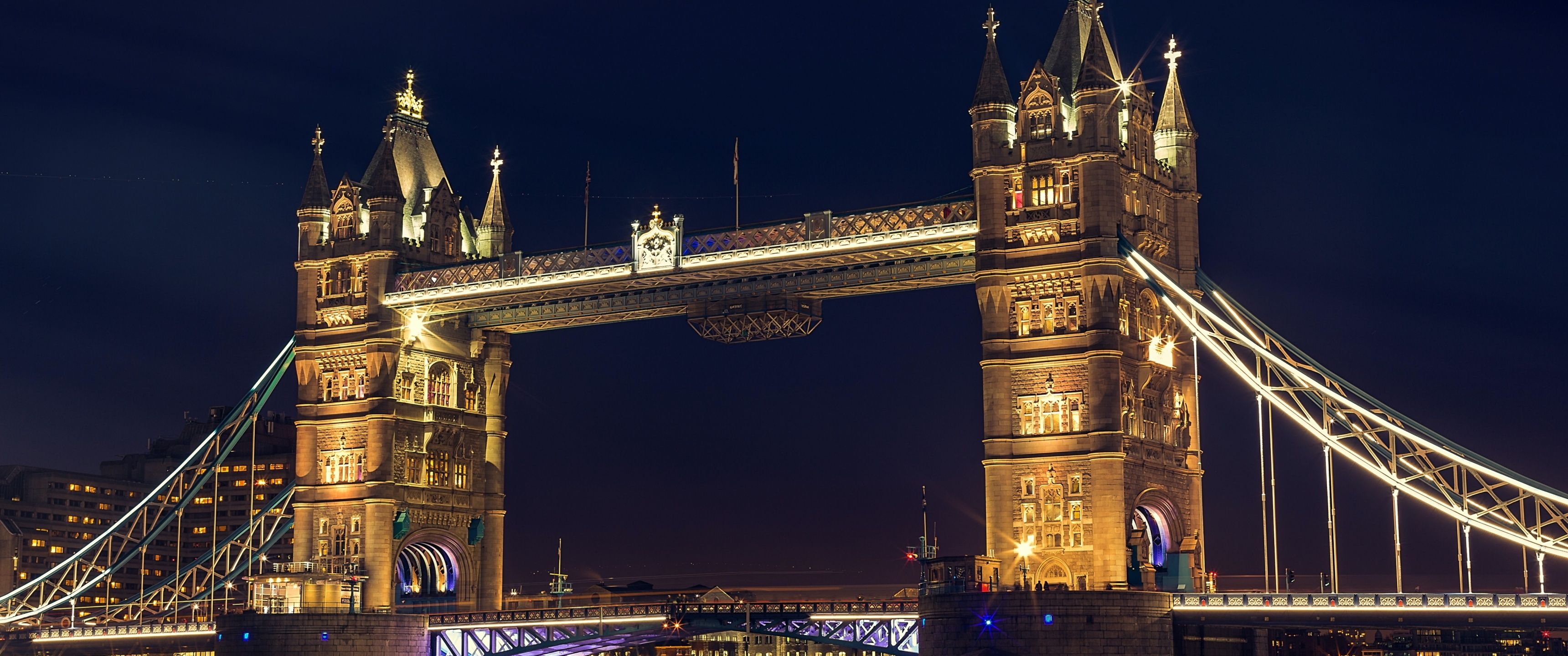 London Bridge Wallpaper 4K, United Kingdom, River Thames