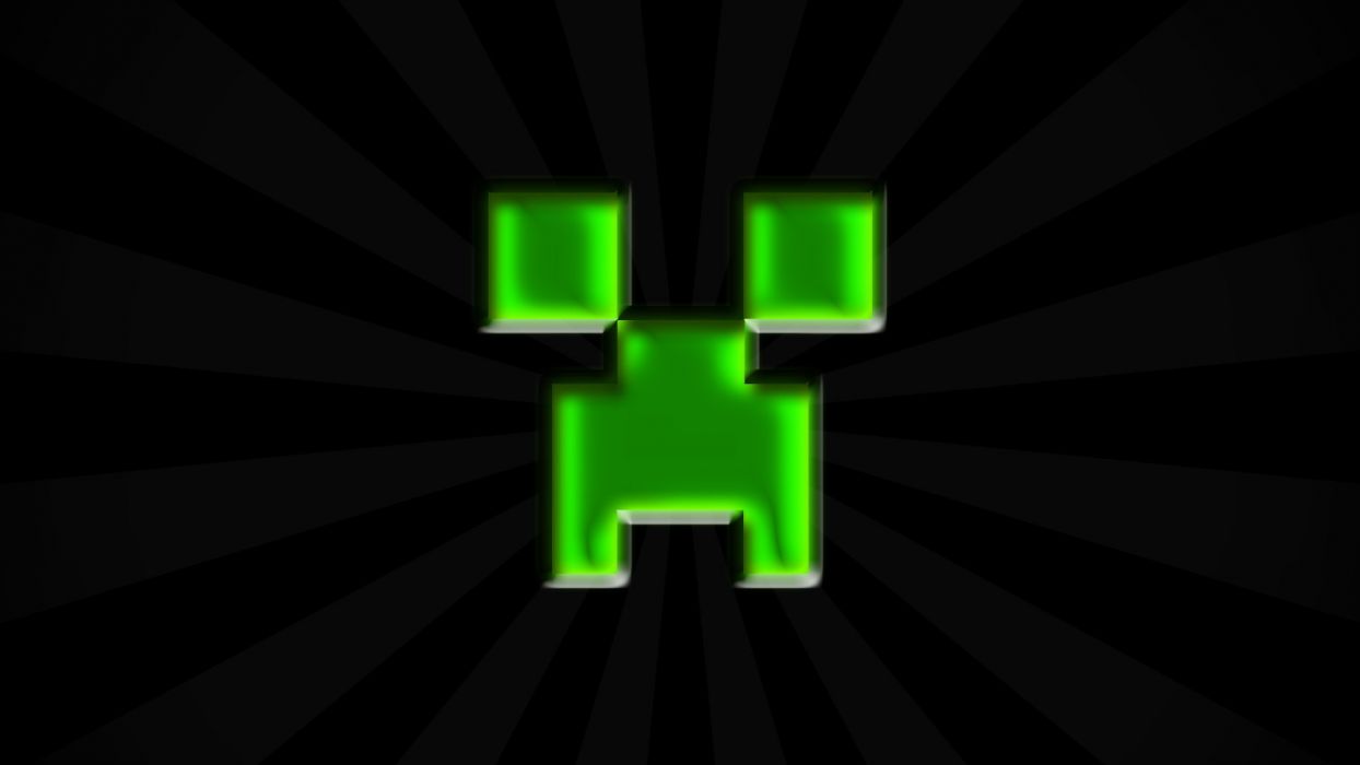 Video games creeper Minecraft wallpaperx1080