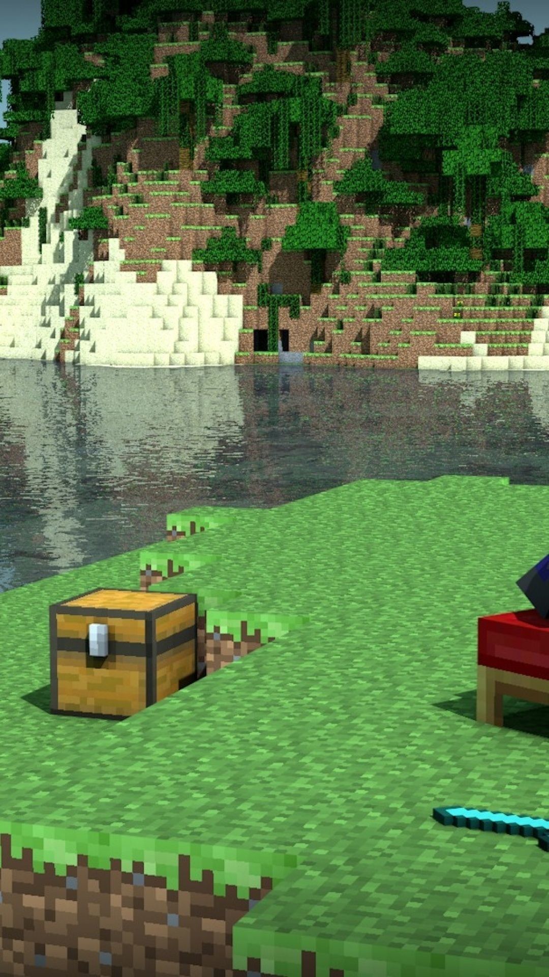 Minecraft 4k iPhone Wallpaper