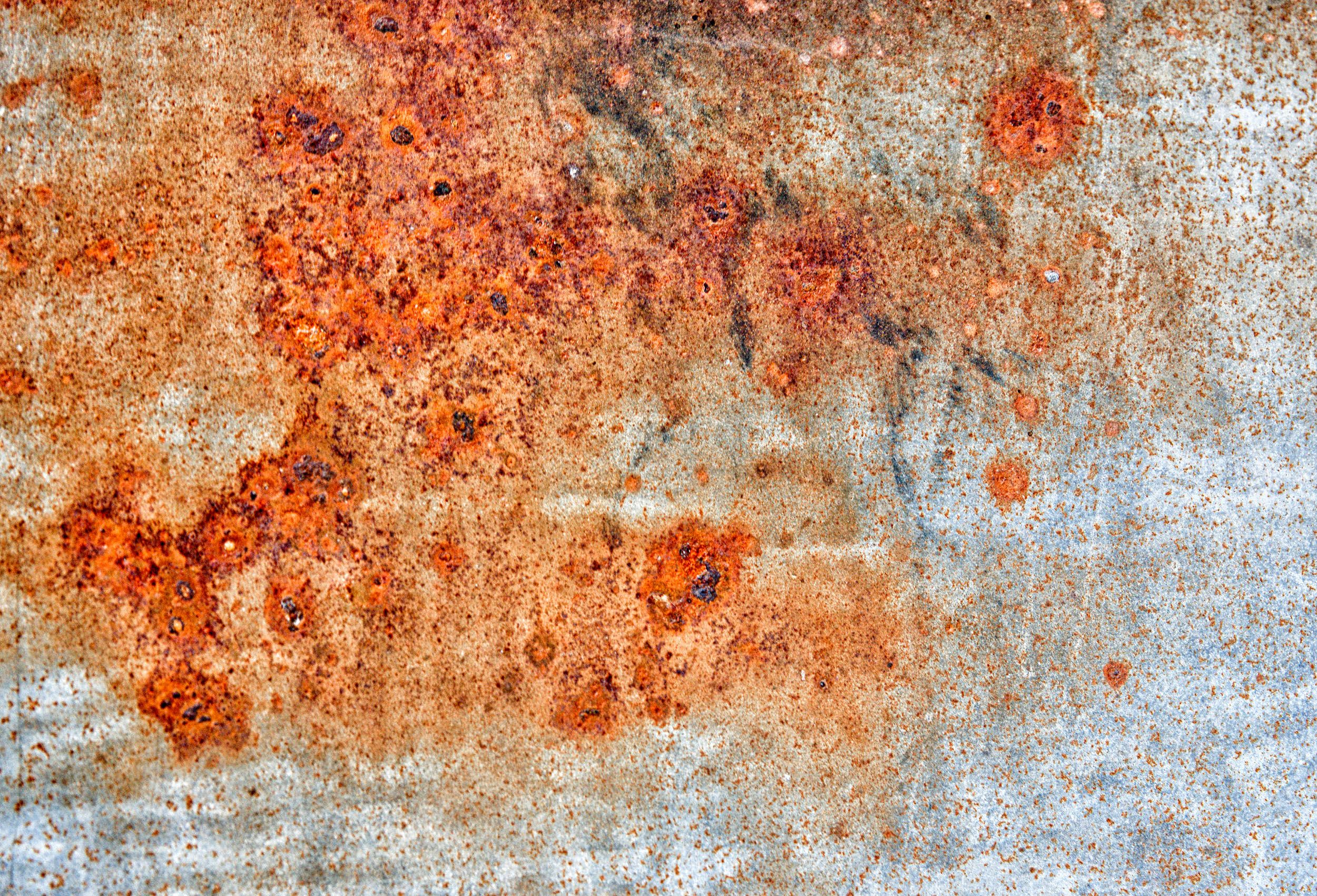 free old red rust metal background